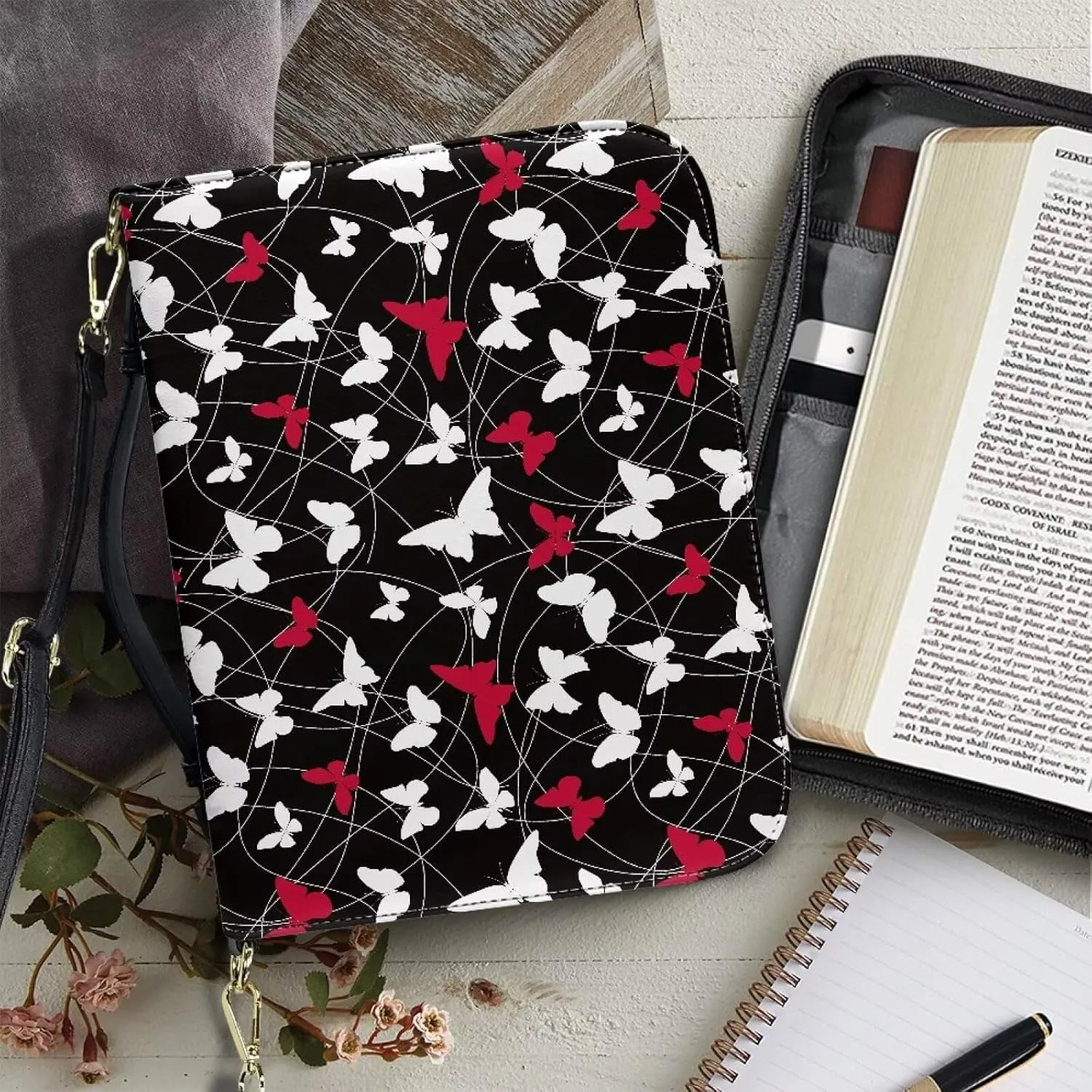 Fashion Bible Cover with Handle Bible Shoulder Bag Bible Case Women Bible Tote Bag