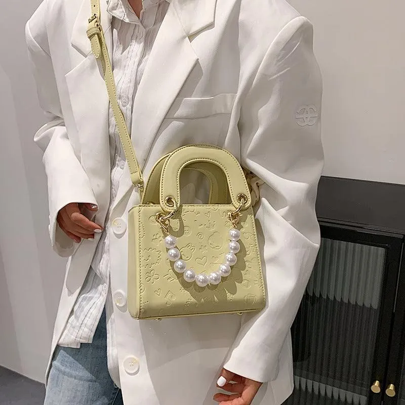 Fashion Pearl One-shoulder Women's Bag Net Celebrity Western Style Messenger