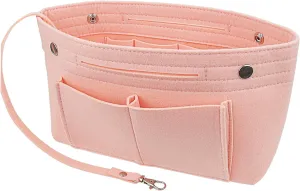 Felt Tote Handbag Purse Organizer Insert Divider Shaper Bag in Bag