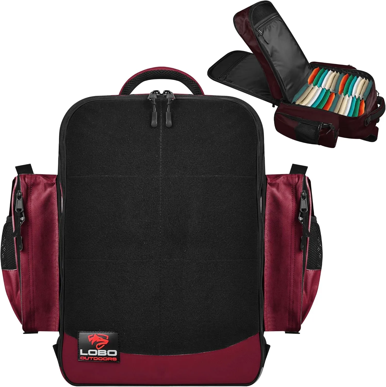 FIGHTSENSE Cornhole backpack for bags, Holds Up to 24 bags, Cornhole Carrying Case for Bags with Multiple Pockets