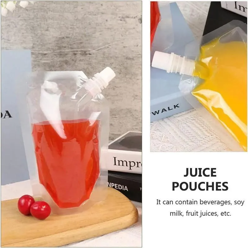 Flask Pocket Bladder Bags 5PCS 500ml Clear