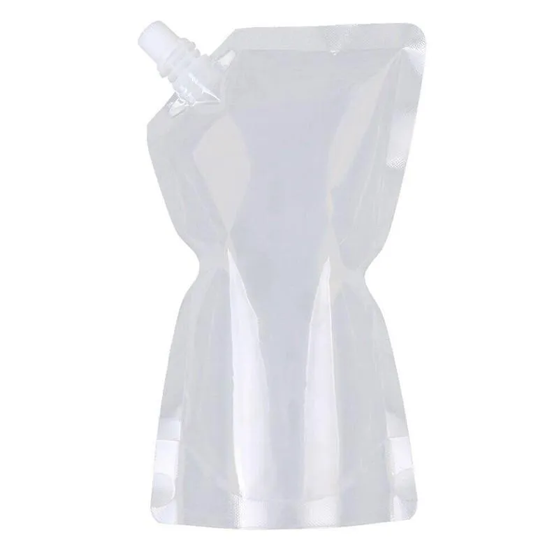 Flask Pocket Bladder Bags 5PCS 500ml Clear