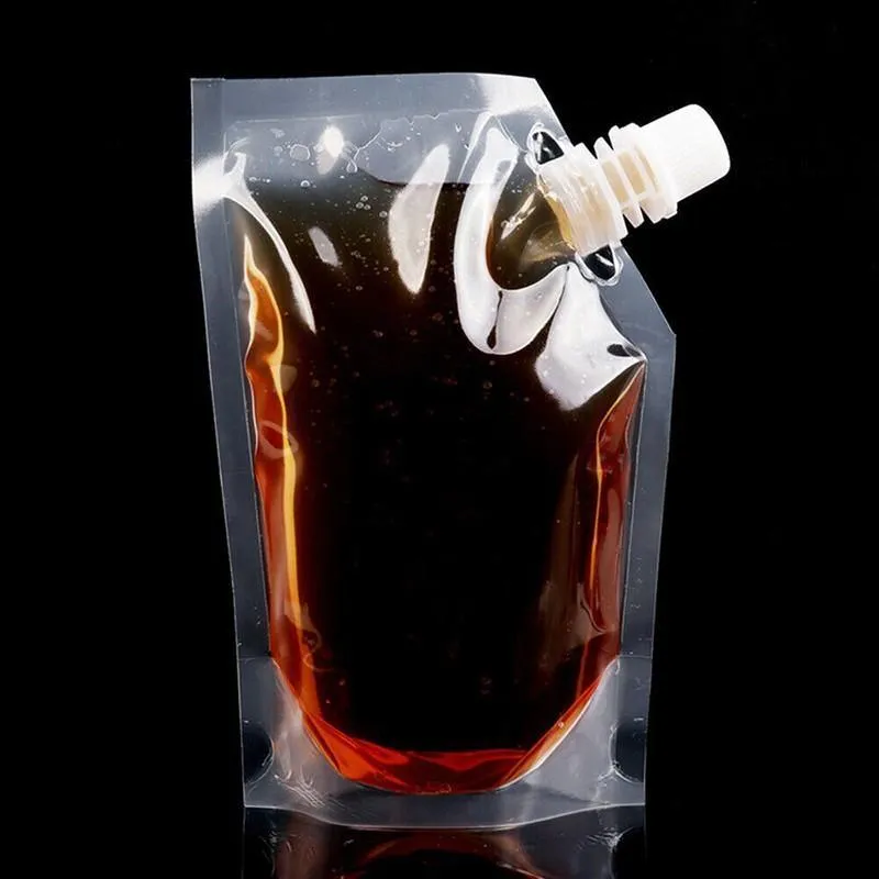 Flask Pocket Bladder Bags 5PCS 500ml Clear
