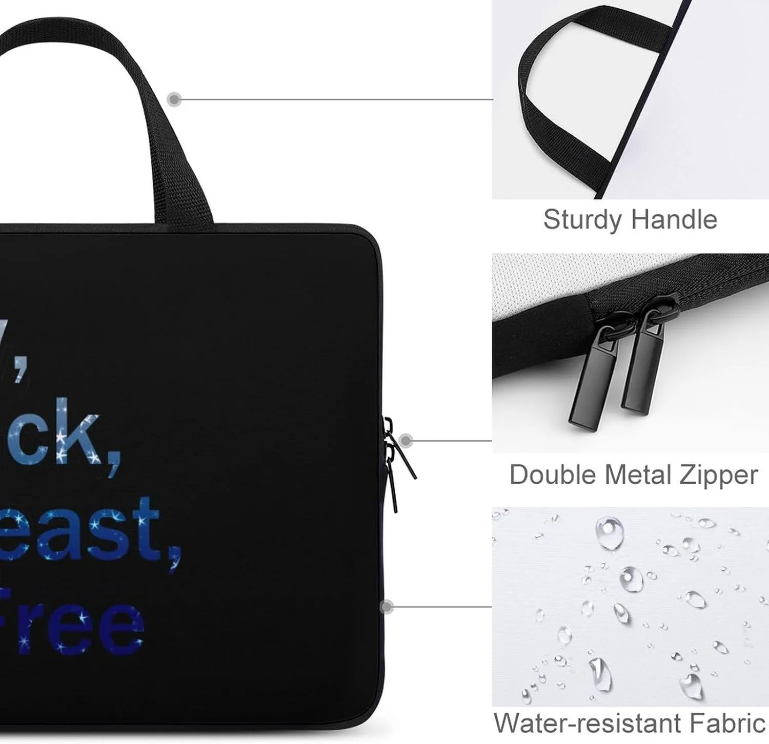 Fly Back Breast And Free Laptop Sleeve Portable Waterproof Computer Bag Pouch Handbag Protective Sleeve