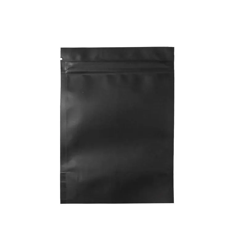 Food Storage Bags 100PCS 4Sizes Aluminum Black