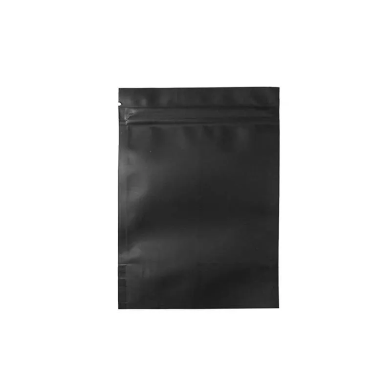 Food Storage Bags 100PCS 4Sizes Aluminum Black