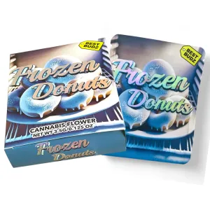 Frozen Donut (White Melt) Mylar Bag with Box 3.5 Grams