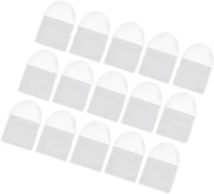 Gadpiparty 100Pcs Transparent Coin Holder Bags Money Protective Pouches for Storage and Collection for Home Shop Use
