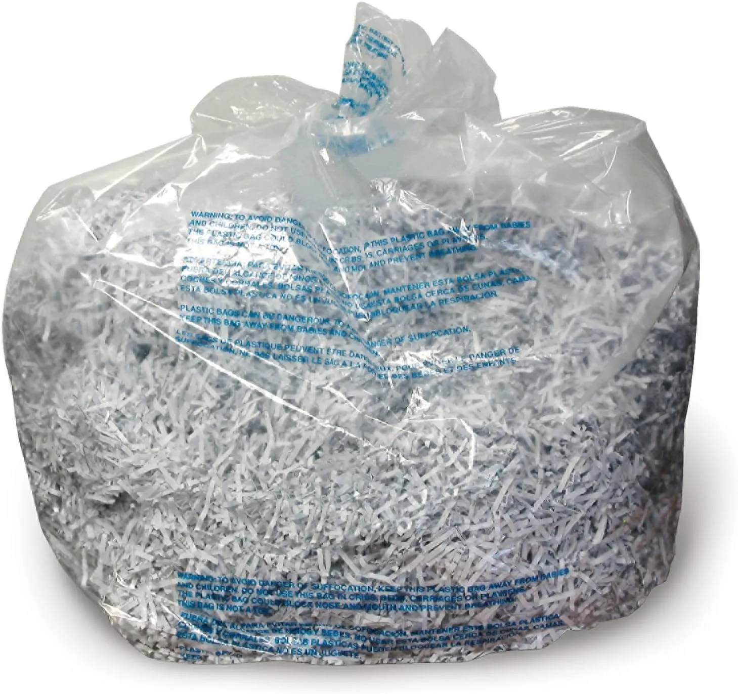 GBC Swingline Shredder Bags, 6-8 Gallon, Plastic, For 60X/80X/100X/200X/100M, 100/Box (1765016)