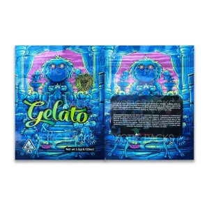 Gelato (Blue Monster)  Mylar Bag 3.5 Grams | Ziplock Baggies