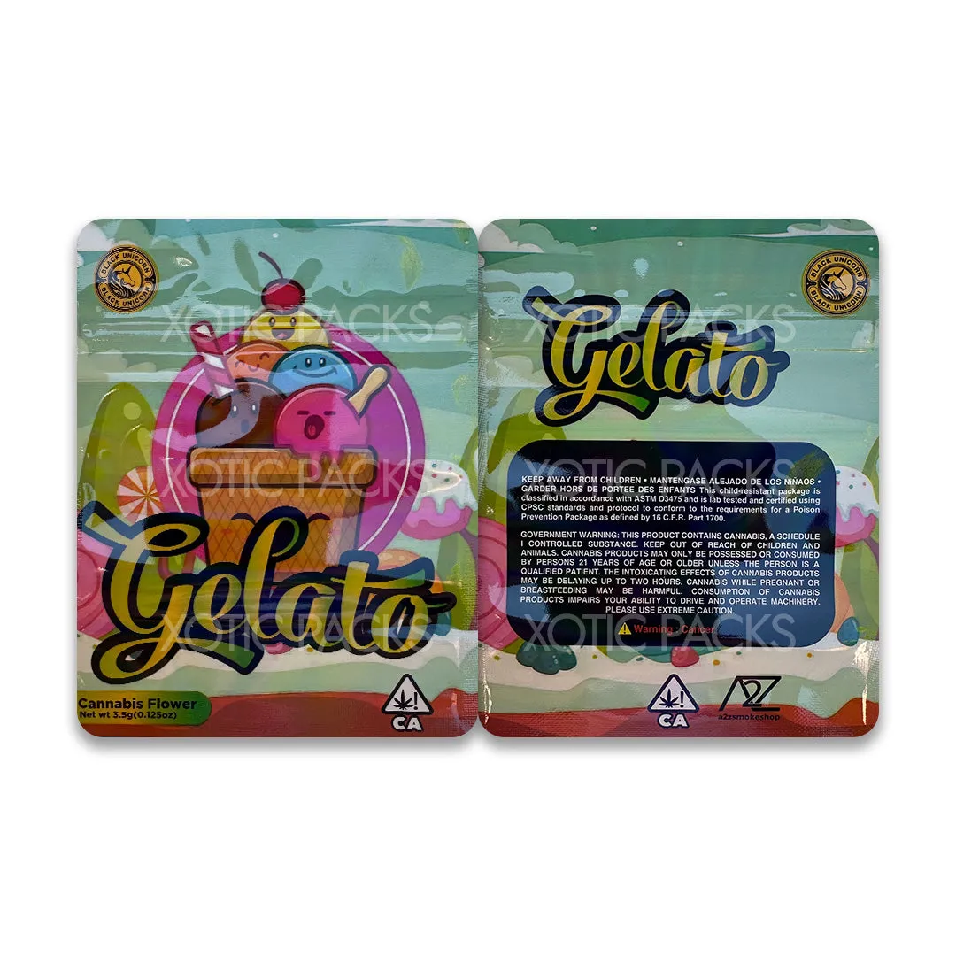 Gelato (Ice Cream) Mylar Bag 3.5 Grams