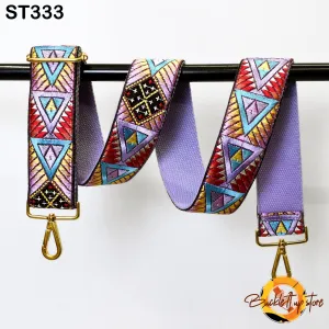 Gift for Mom Embroidered Purse Strap Crossbody Strap for Purses Boho Bage Strap Embroidery Replacement Strap Boho Guitar Strap Handbag Strap