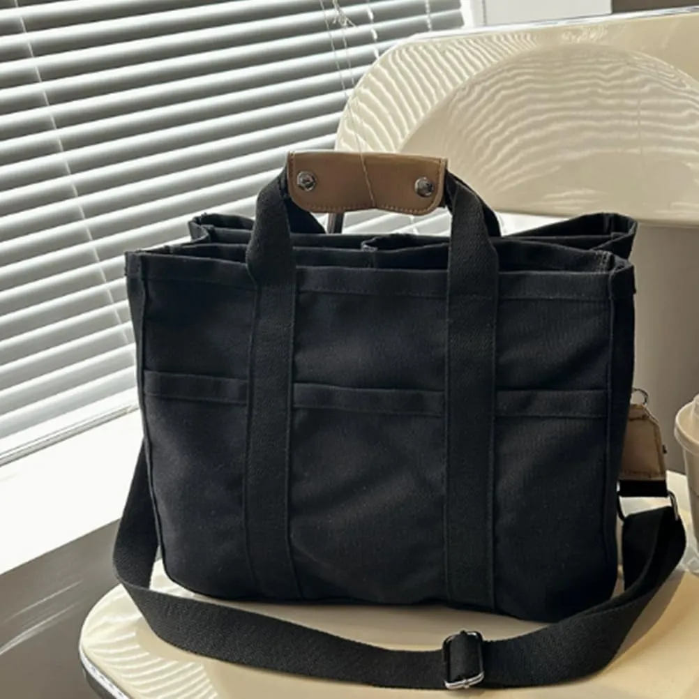 Gilmare Giee Tote Bag,Gilmare Giee Everyday Tote Bag,Large Capacity Canvas Bag for Women with 4 Compartment