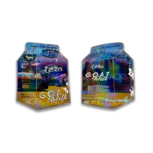 Goat Milk Mylar Bag 3.5 Grams Die Cut | Xotic Packs