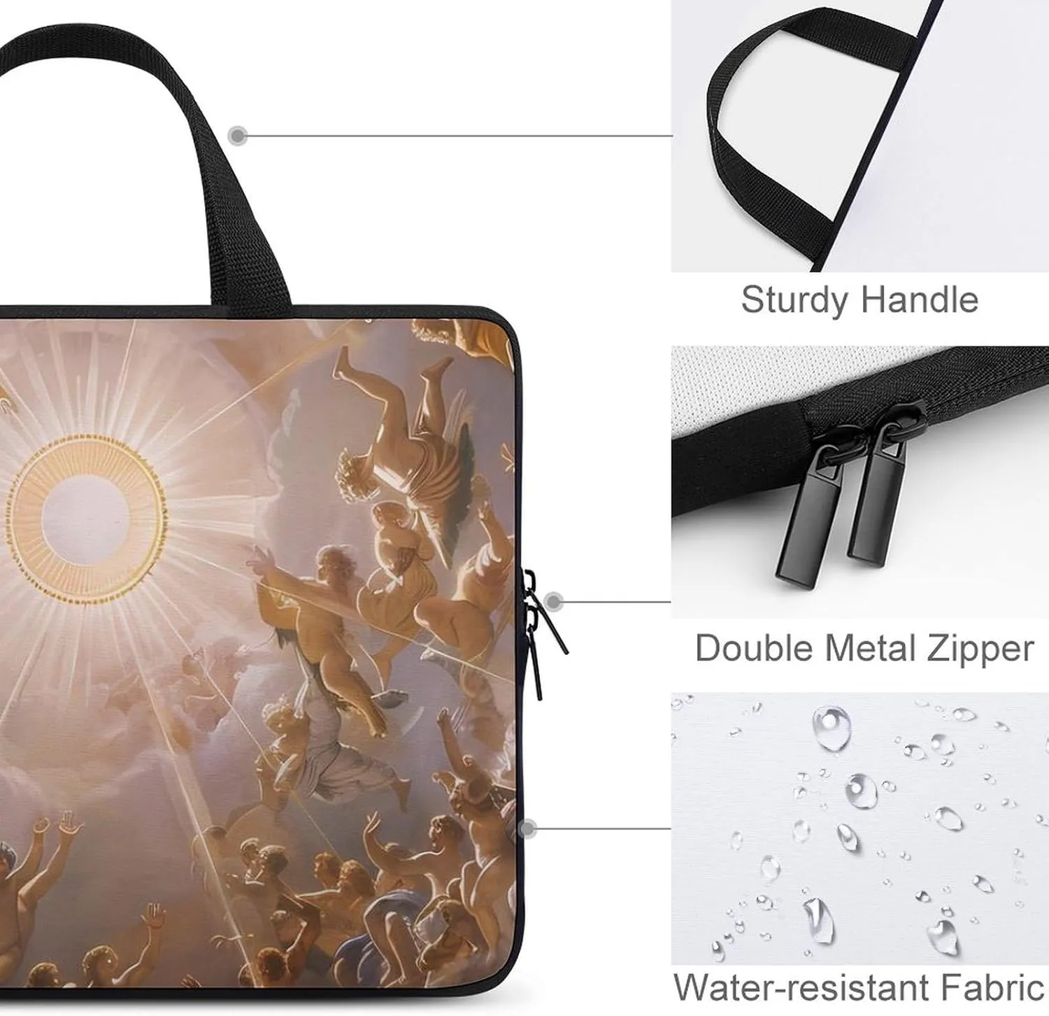 Gods Greek Mythology Laptop Sleeve Portable Waterproof Computer Bag Pouch Handbag Protective Sleeve