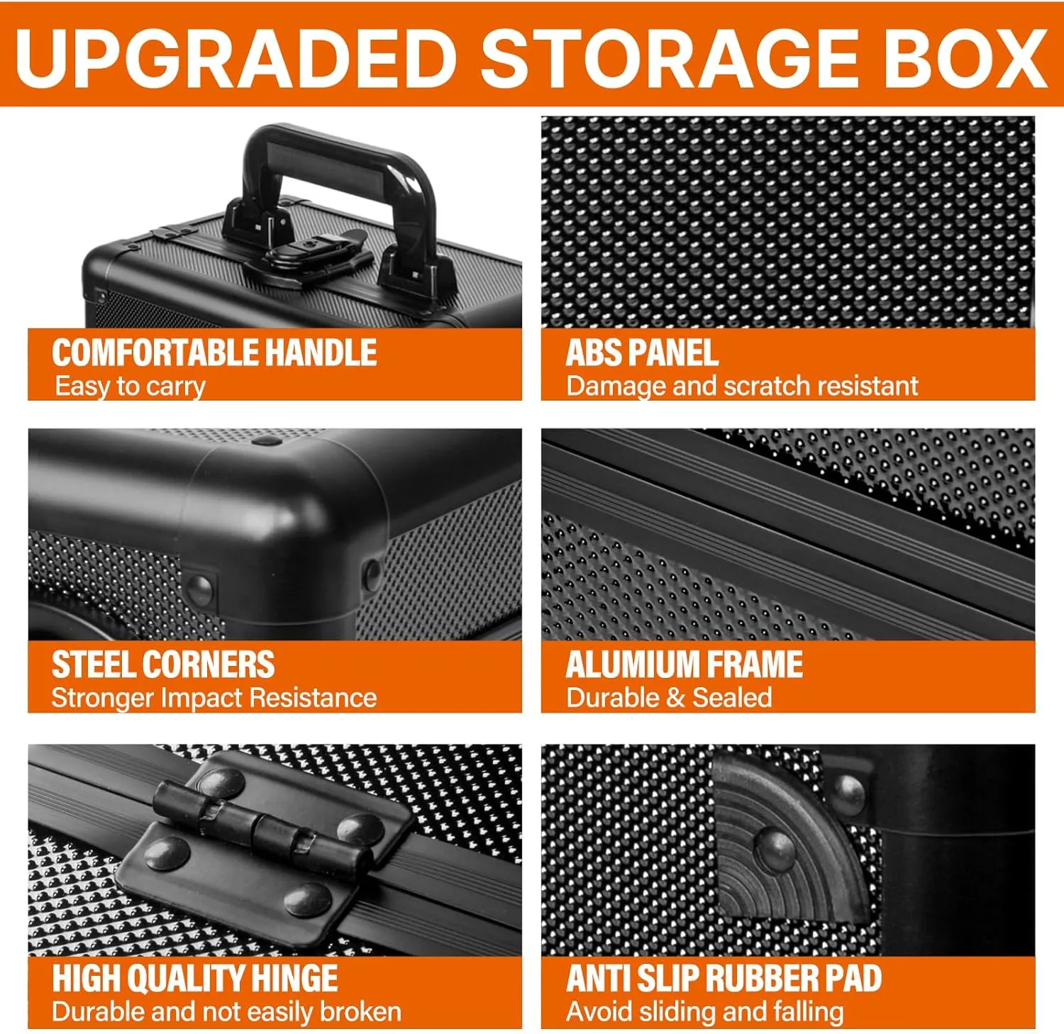 Graded Card Storage Box, Top Loaders Storage Case, Sports Trading Card Box, Cards Slab Case PSA MTG CSG BGS SGC One Touch Magnetic Card Holder, Waterproof Carrying Collector Boxes