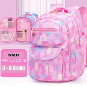 Gradient Pink Large School Bag 4 to 6 Grades