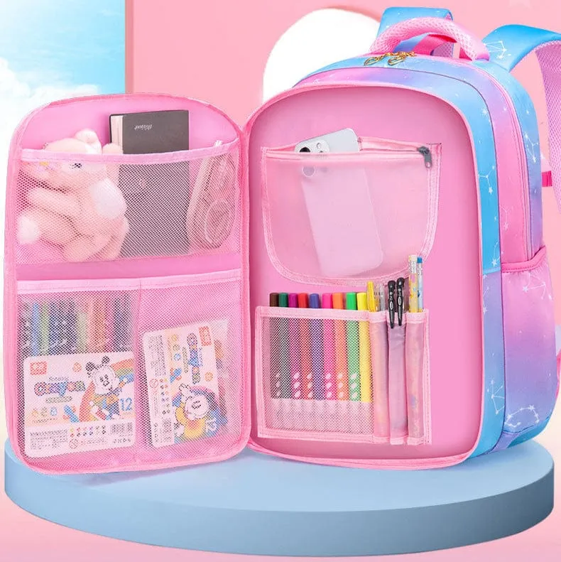 Gradient Pink Large School Bag 4 to 6 Grades