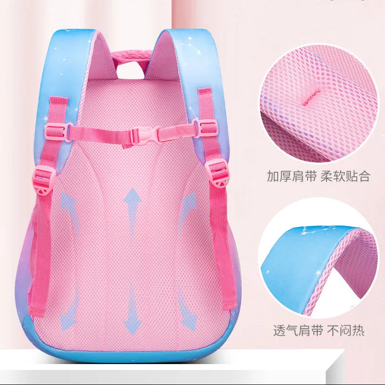 Gradient Pink Large School Bag 4 to 6 Grades