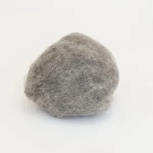 Gray Wool for Wet Felting, Tyrolean Bergschaf