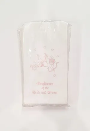 Greaseproof cake bags 50pk- Cherubs Pink