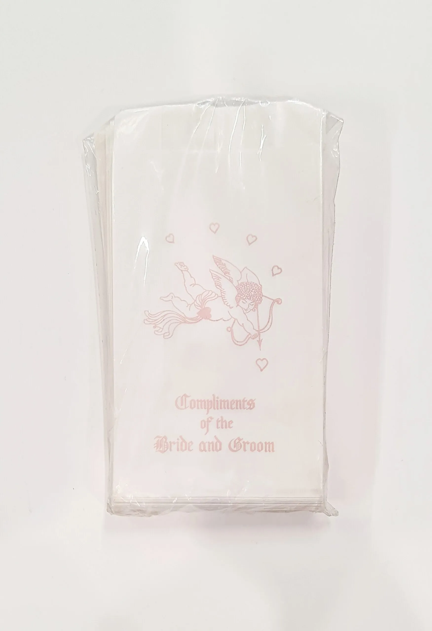 Greaseproof cake bags 50pk- Cherubs Pink