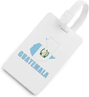 Guatemala Flag Guatemalan Map Luggage Tag for Suitcase Funny Bag Tags Travel Identify Labels