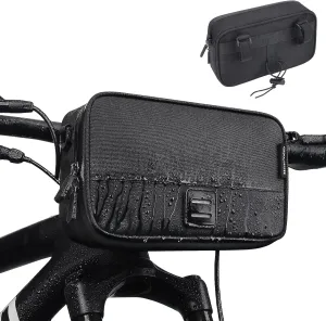 GXCROR Bike Handlebar Bag,Small Front Bike Bags with Shoulder Strap,Bicycle Bag Professional Cycling Accessories