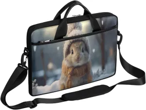 Halloween Town Laptop Bag for Men Women 13-15 Inch Case Bags Sleeve Shoulder with Anti Slip Removable The Pad Straps