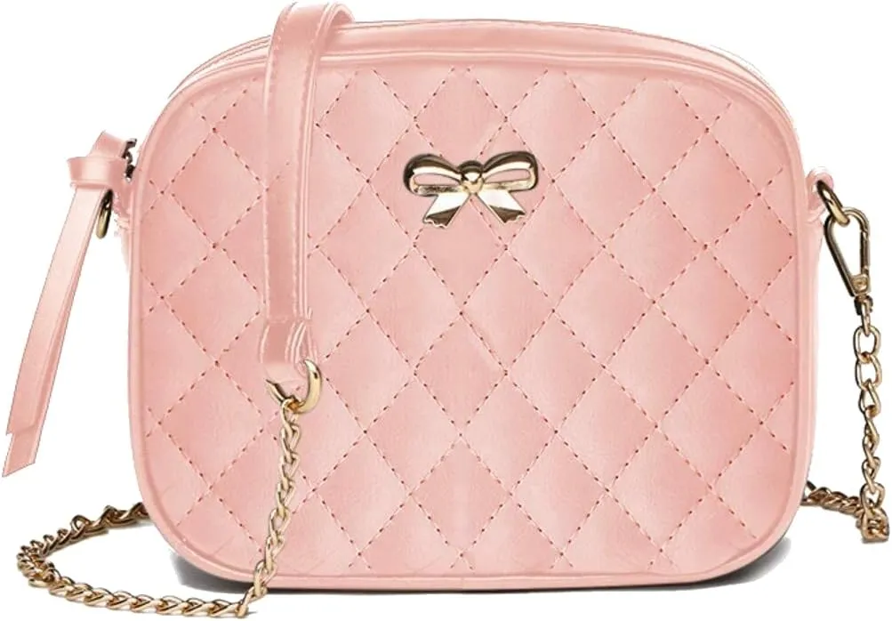Hanbella Small Crossbody Bags for Women and Girls, Cute PU Leather Purses and Handbags for Teens, Women's Wristlet Clutch