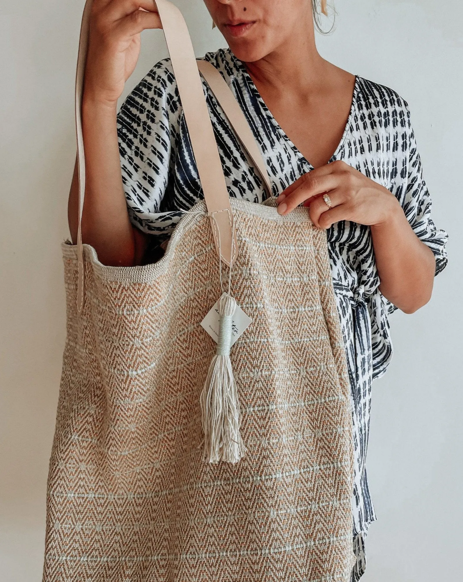Hand Woven Tote Bag