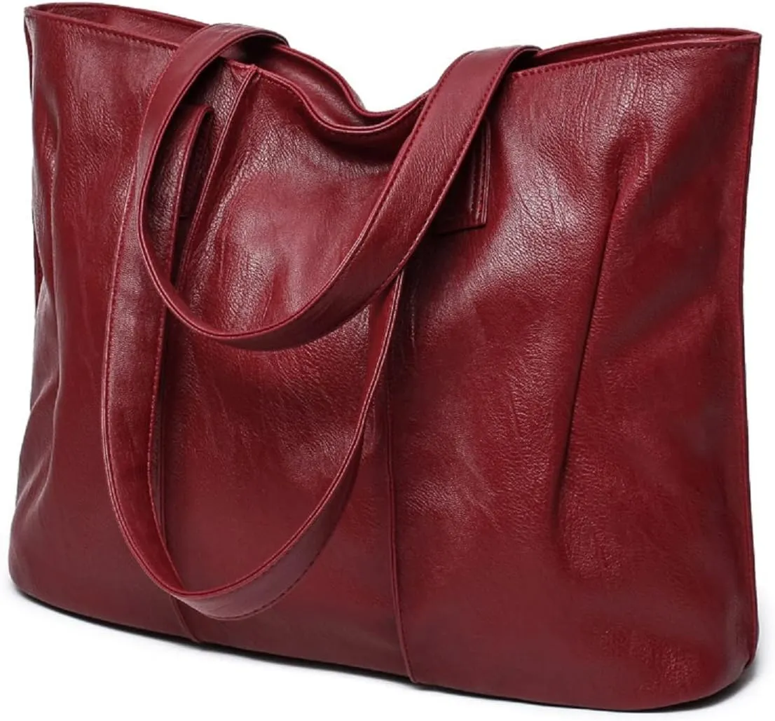 Handbags and Purses for Women Large Shoulder Bag Fashion Totes PU Leather Top-Handle Bags