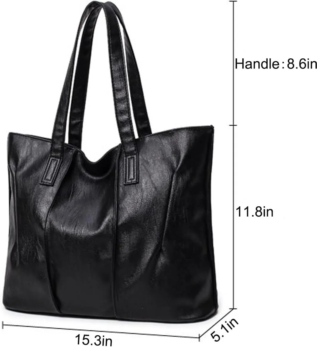 Handbags and Purses for Women Large Shoulder Bag Fashion Totes PU Leather Top-Handle Bags
