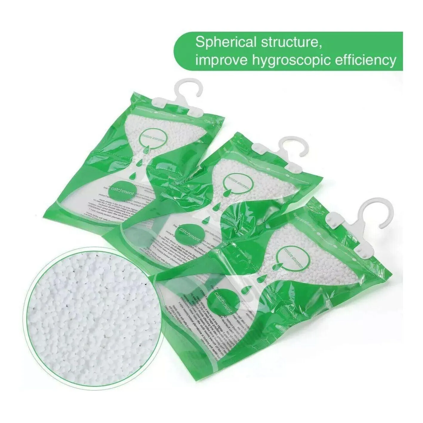 Hanging Wardrobe Anti-mold Dehumidifier Moisture Bags 1/10/20PCS
