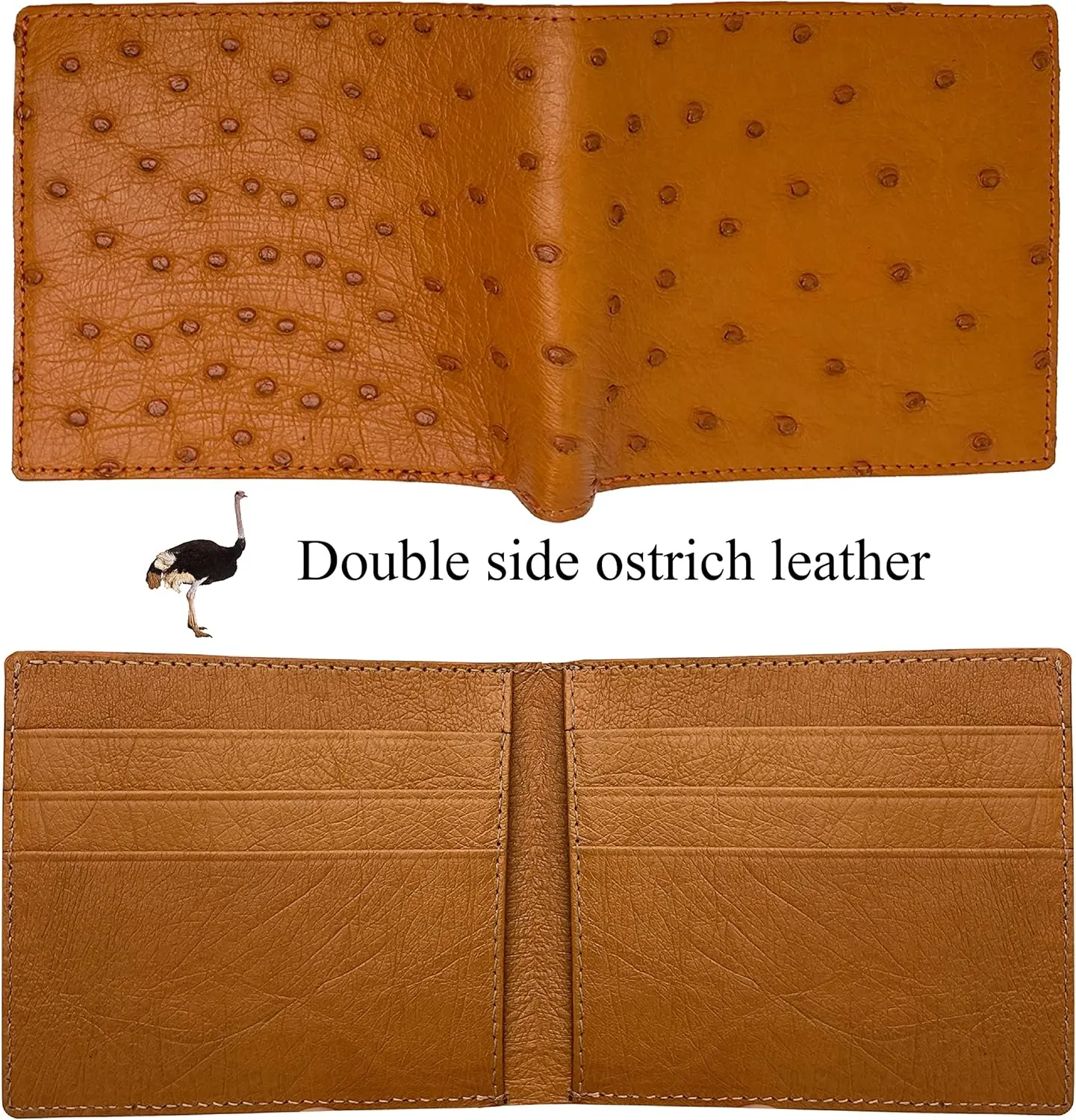 HATA Men Leather Wallet Croc RFID Blocking Front Pocket AIIigator Handmade Gift For Birthday Wedding Anniversary Father's Day