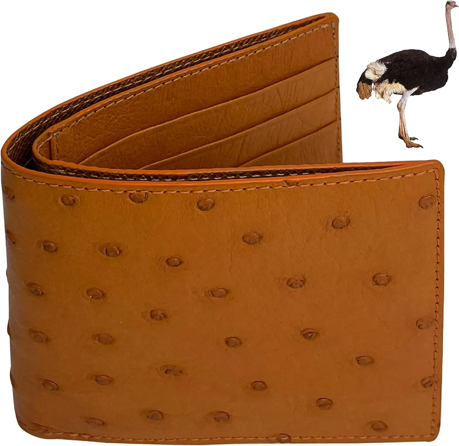 HATA Men Leather Wallet Croc RFID Blocking Front Pocket AIIigator Handmade Gift For Birthday Wedding Anniversary Father's Day