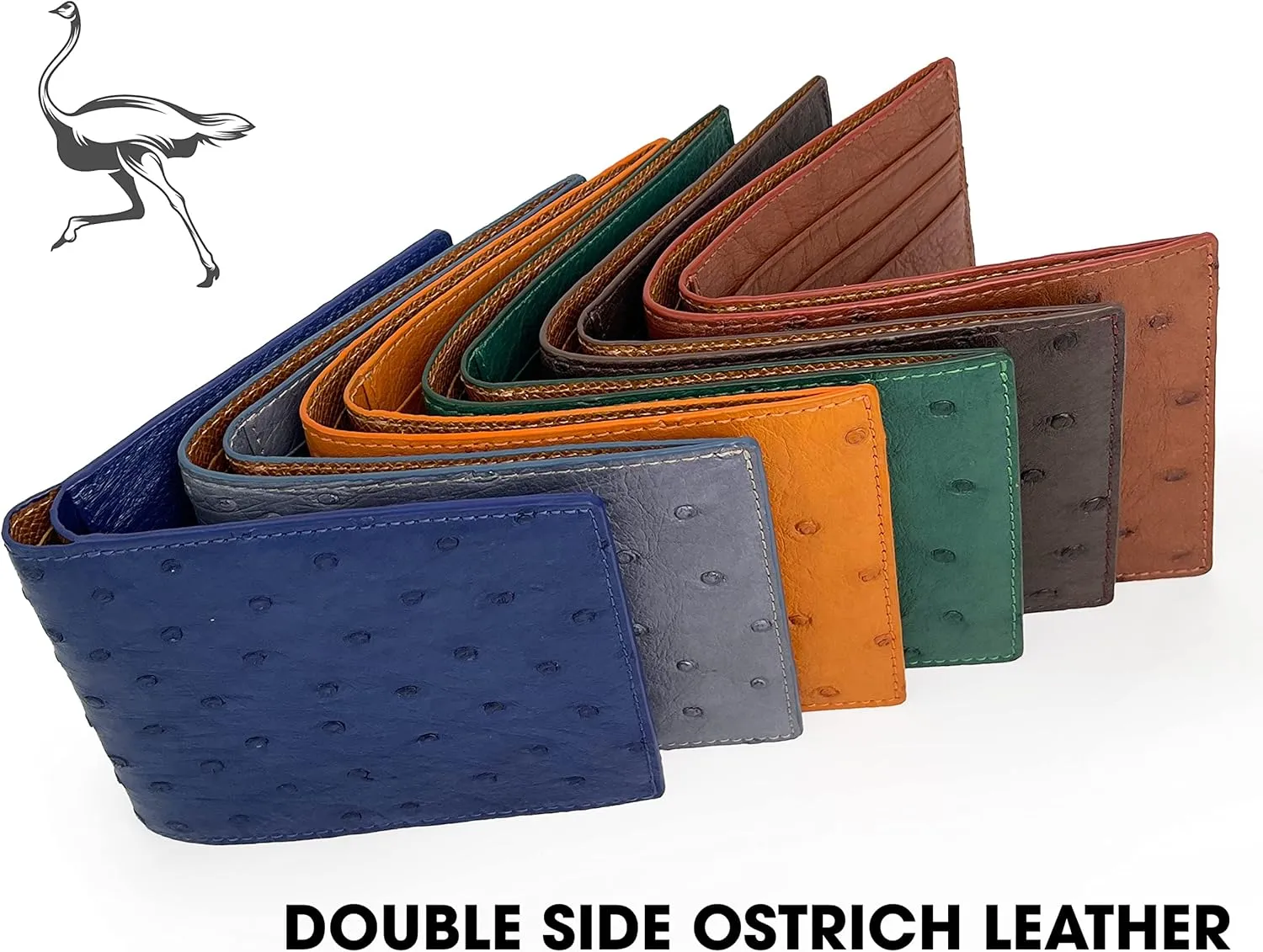 HATA Men Leather Wallet Croc RFID Blocking Front Pocket AIIigator Handmade Gift For Birthday Wedding Anniversary Father's Day