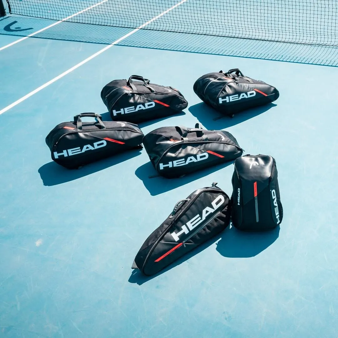 HEAD Tour Team 3R 3 Racket Tennis Bag - Black / Orange