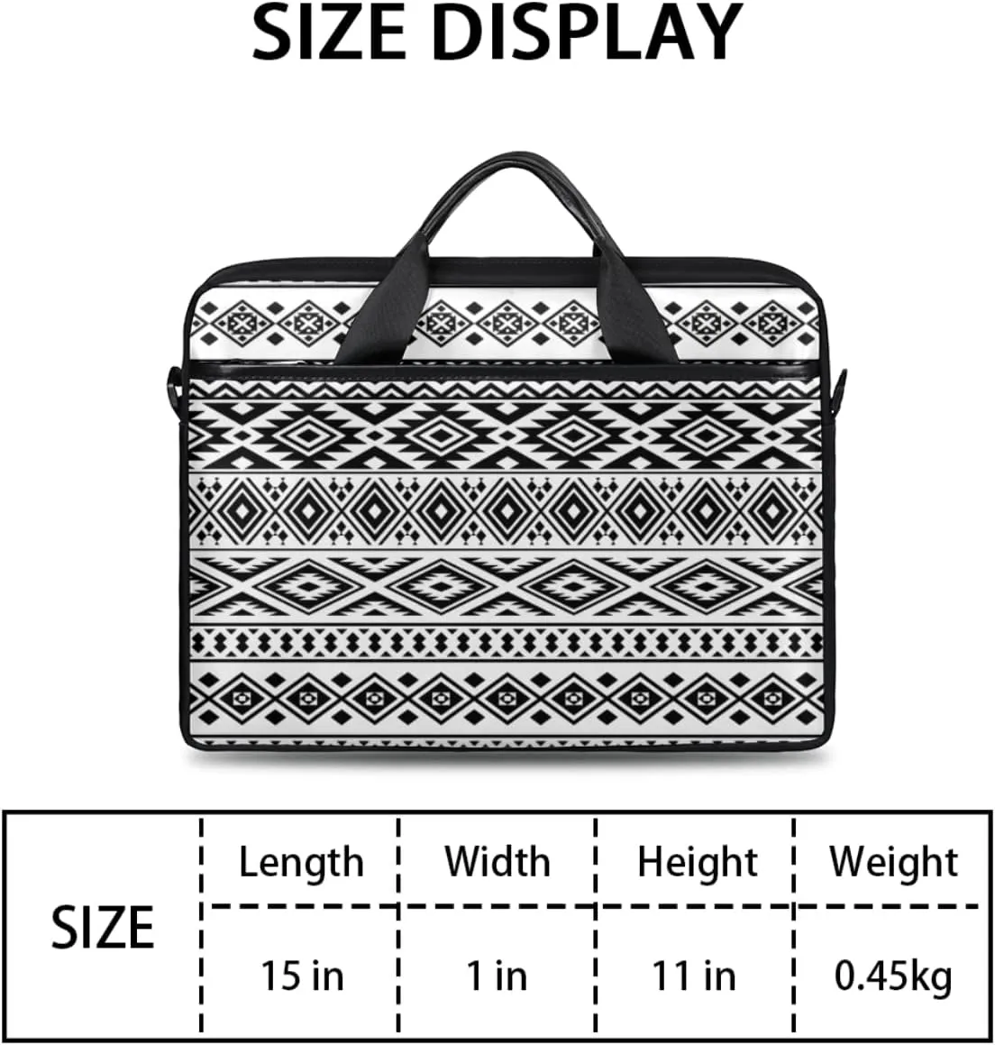 Hens And Chickens Black Background Laptop Shoulder Messenger Bag Waterproof Laptop Briefcase Handle Padded Strap