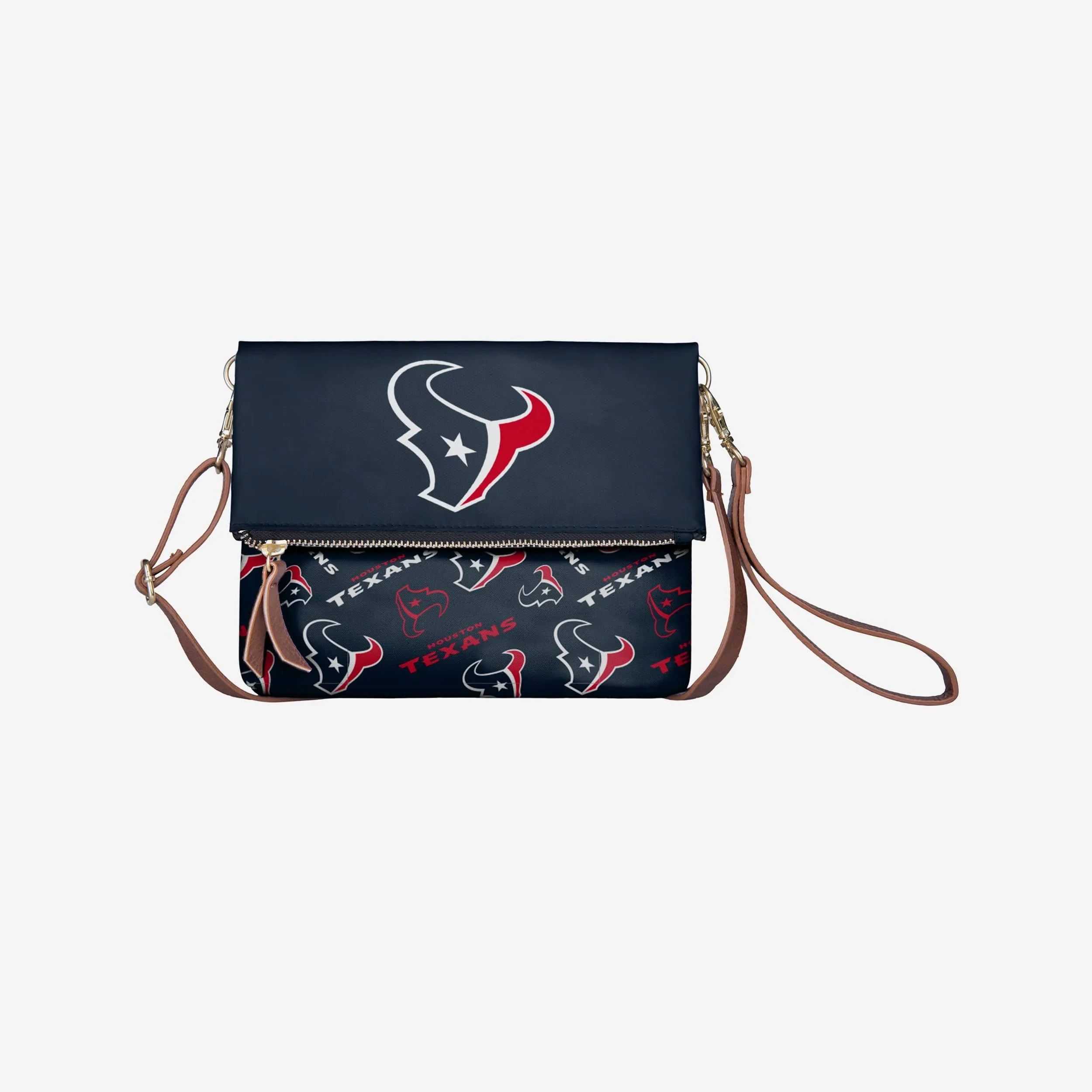 Houston Texans Printed Collection Foldover Tote Bag