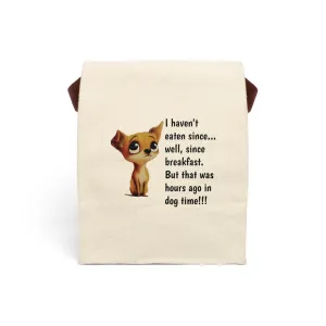 Hungry Pup Canvas Lunch Bag