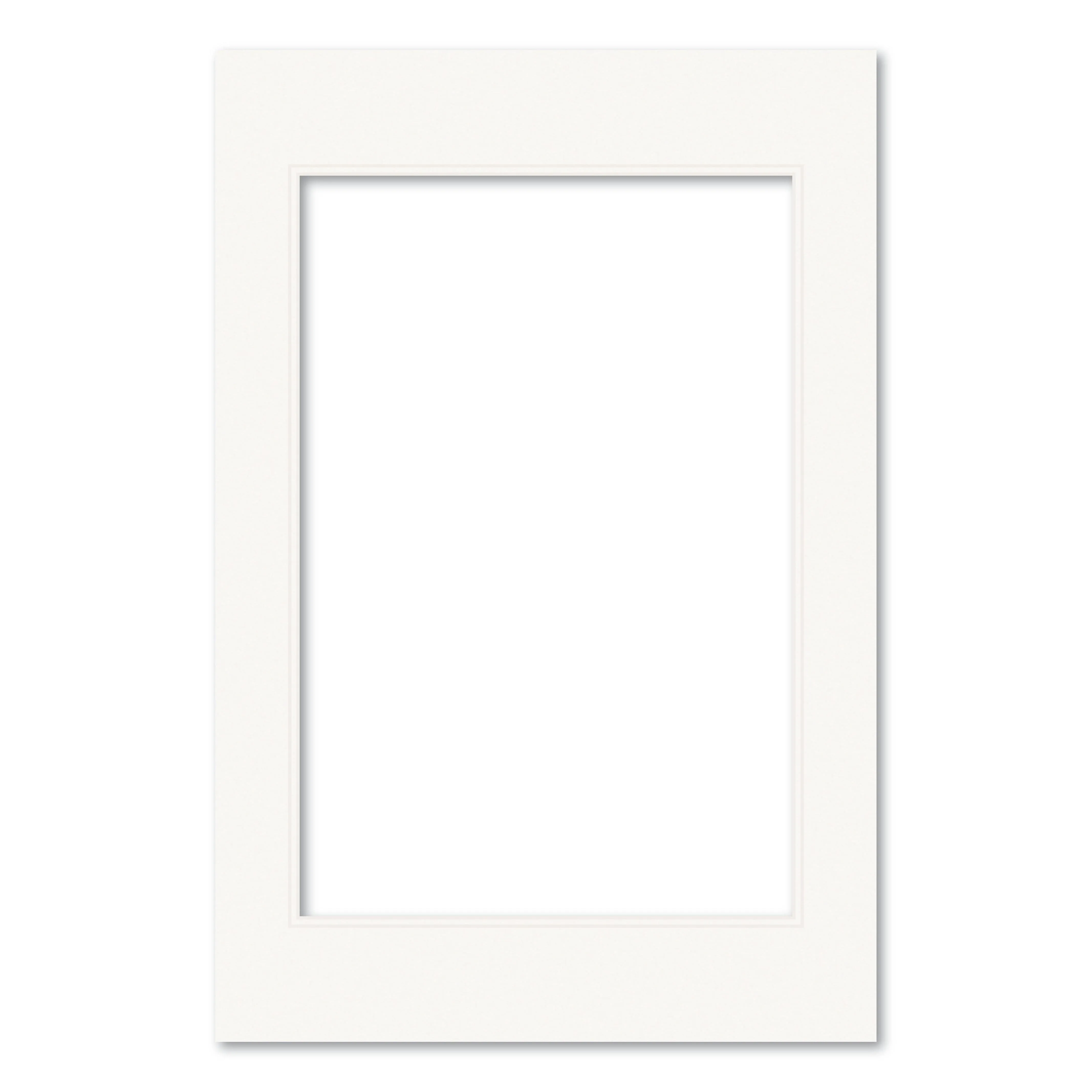 Ice White Double Acid-Free Mat Board