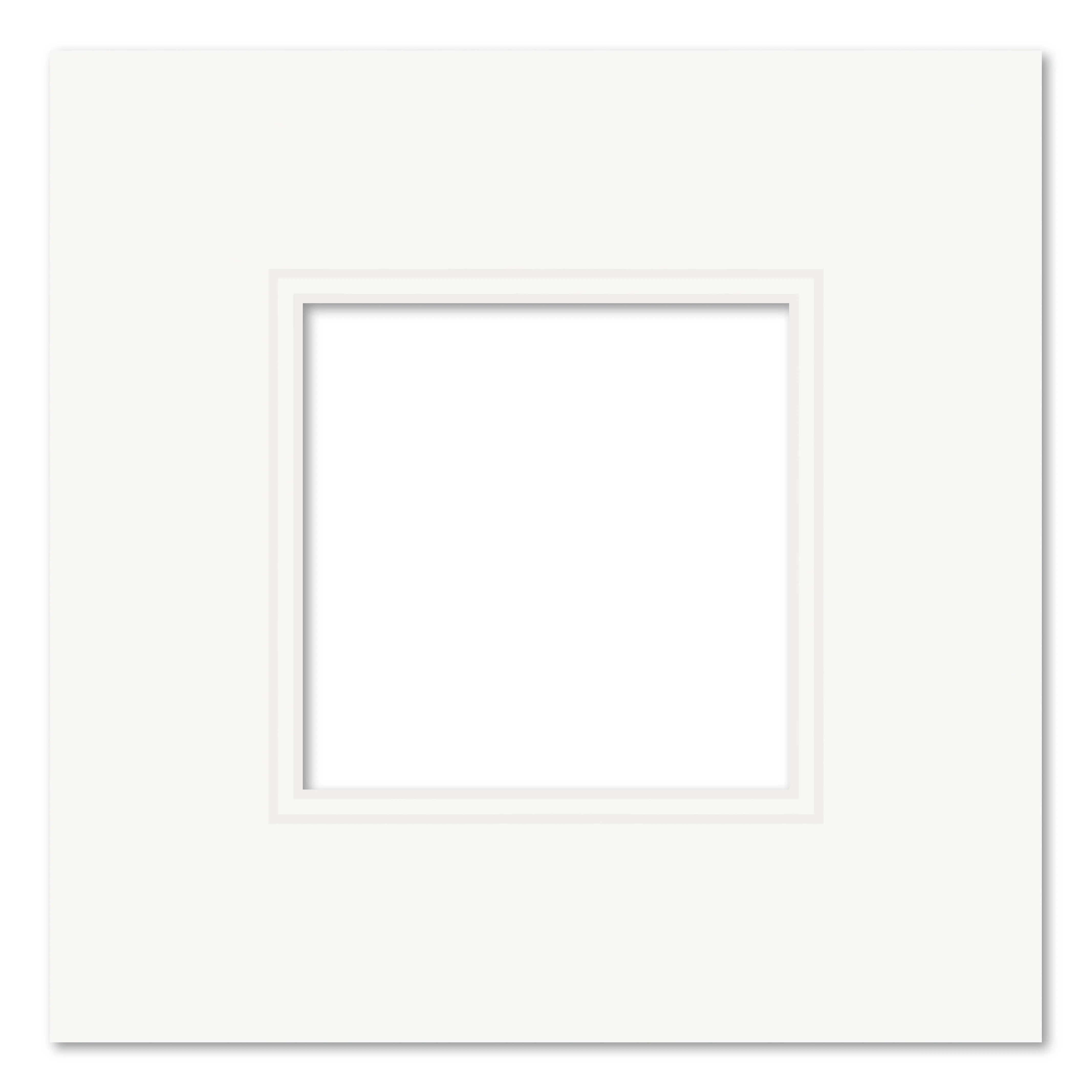 Ice White Double Acid-Free Mat Board