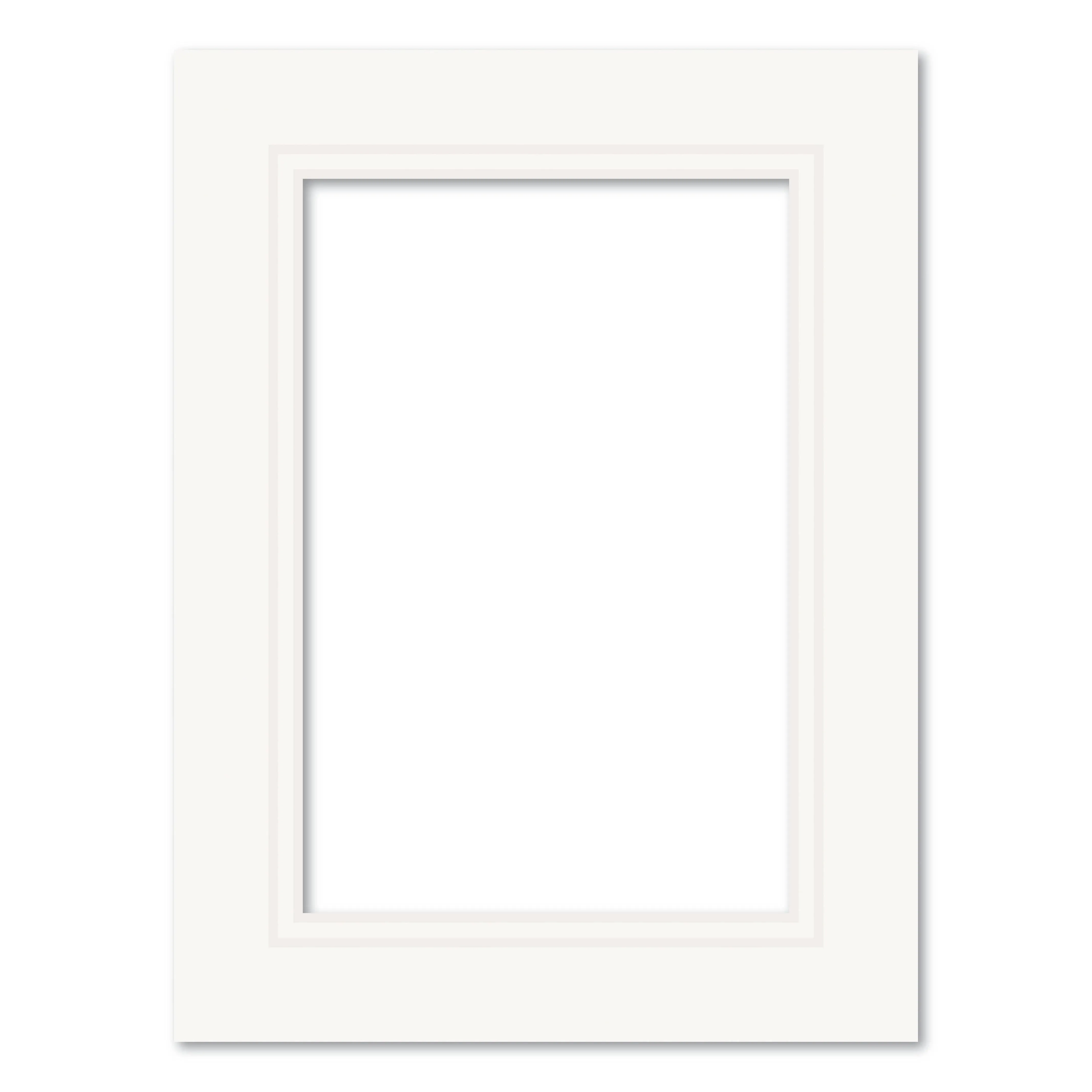 Ice White Double Acid-Free Mat Board