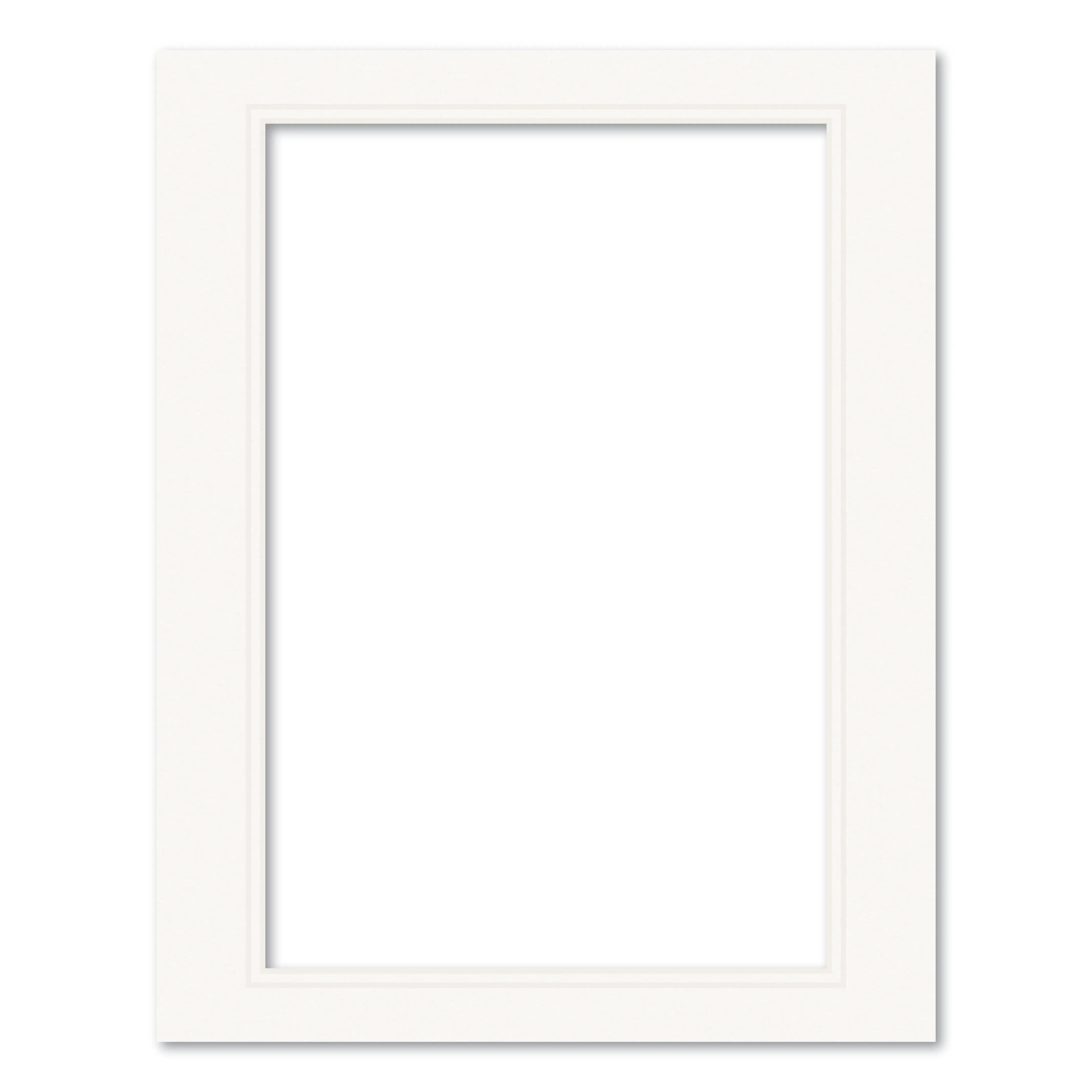 Ice White Double Acid-Free Mat Board