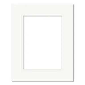 Ice White Double Acid-Free Mat Board