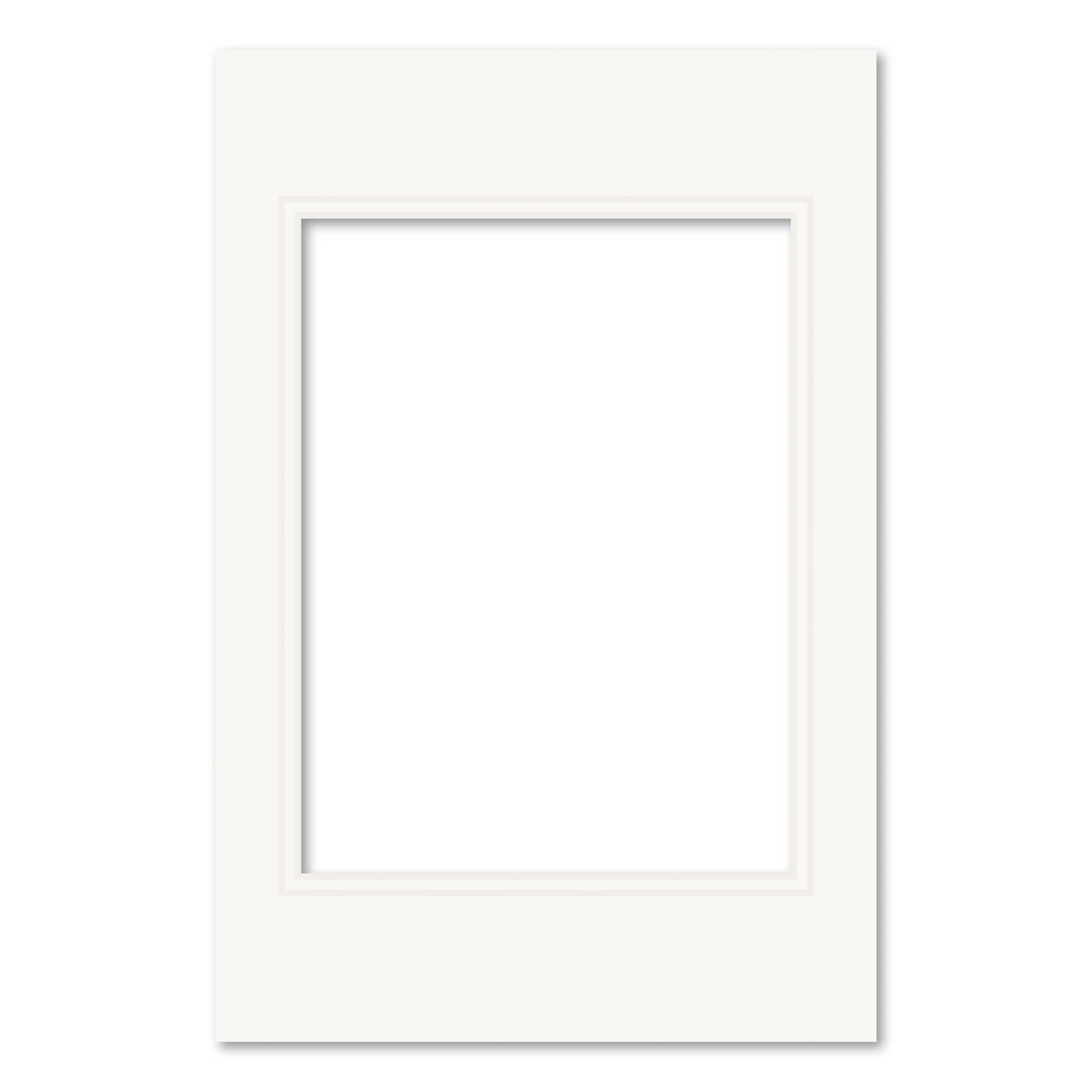 Ice White Double Acid-Free Mat Board