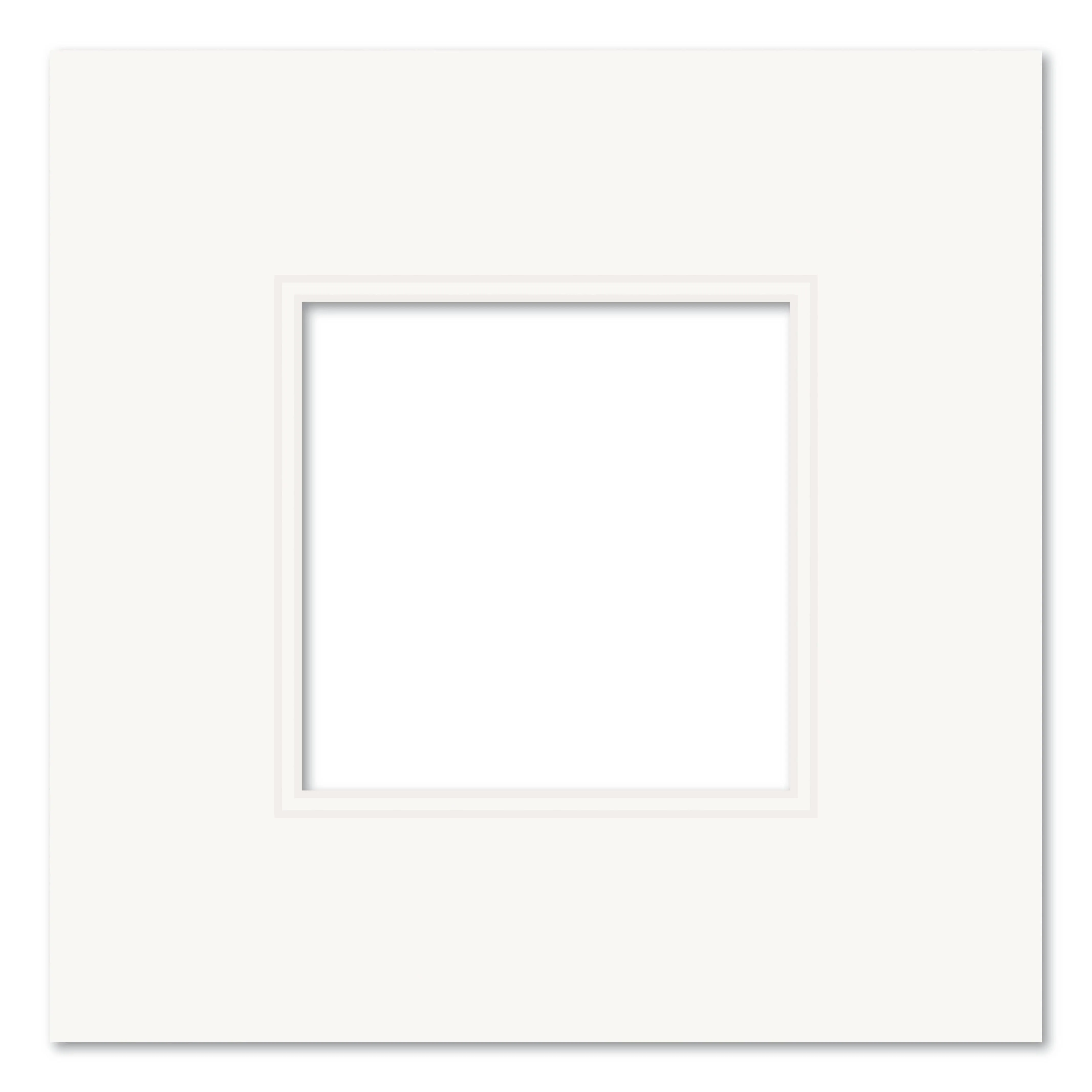 Ice White Double Acid-Free Mat Board