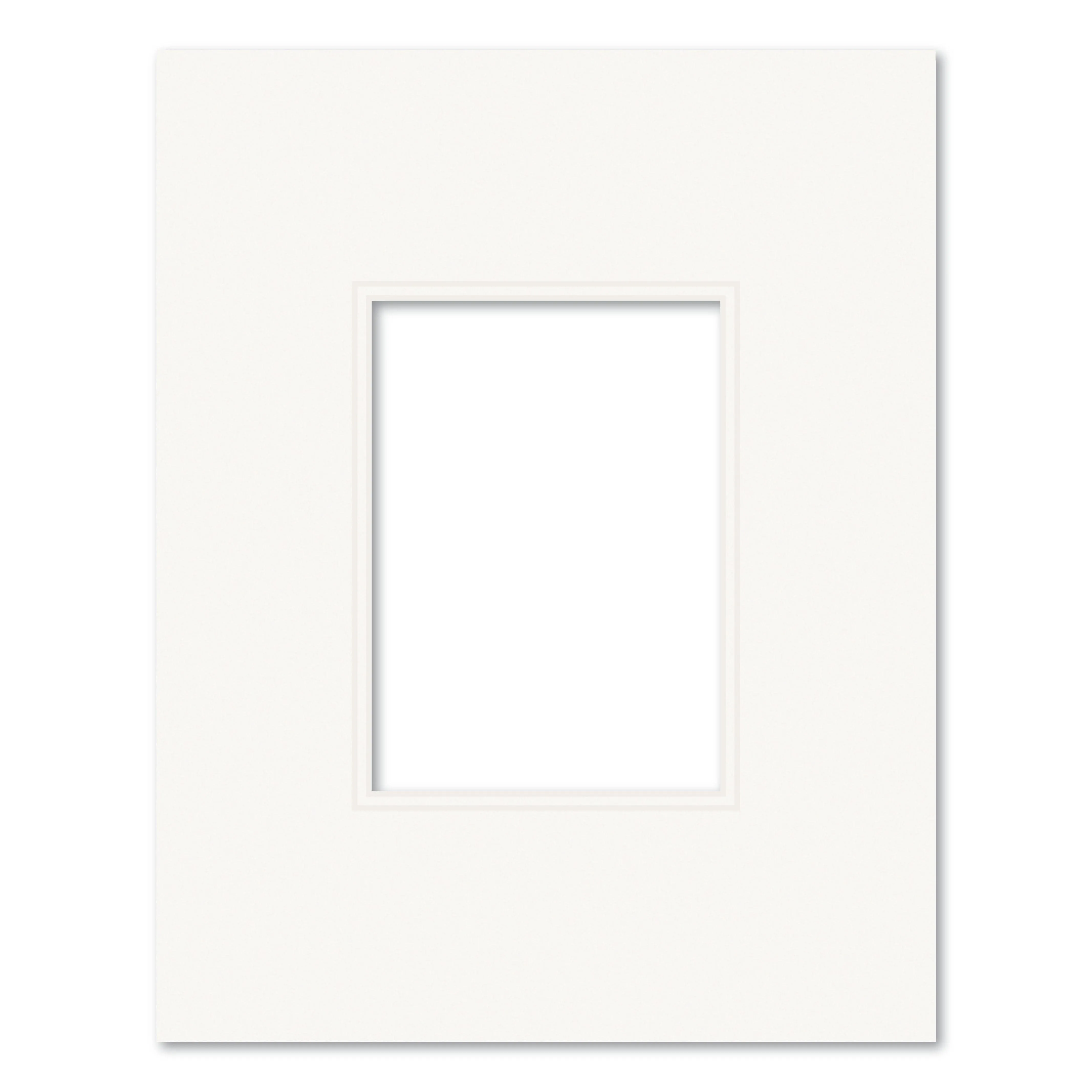 Ice White Double Acid-Free Mat Board