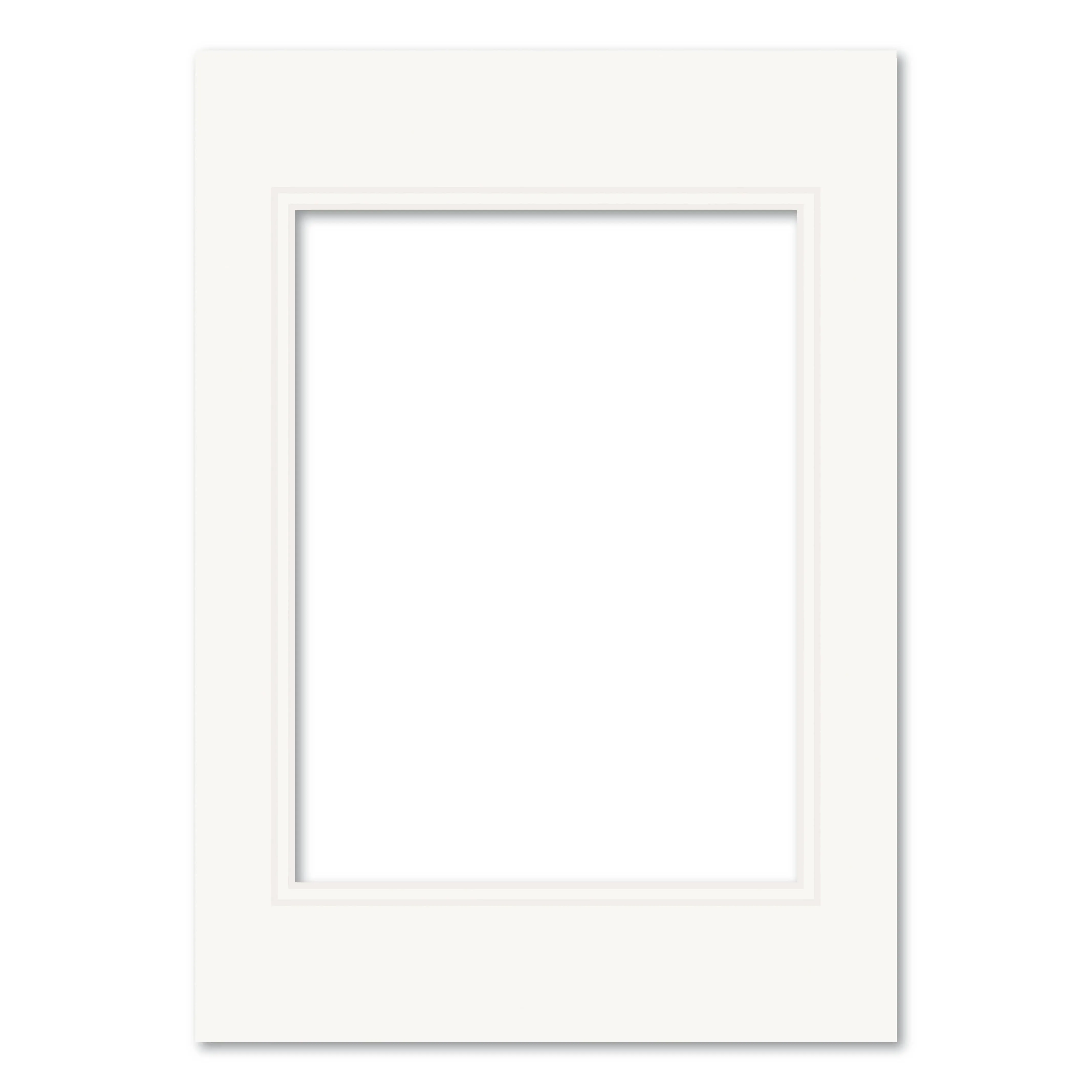 Ice White Double Acid-Free Mat Board